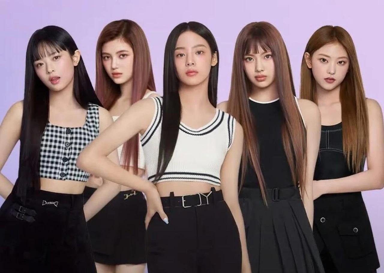 NewJeans group photo featuring all five members
