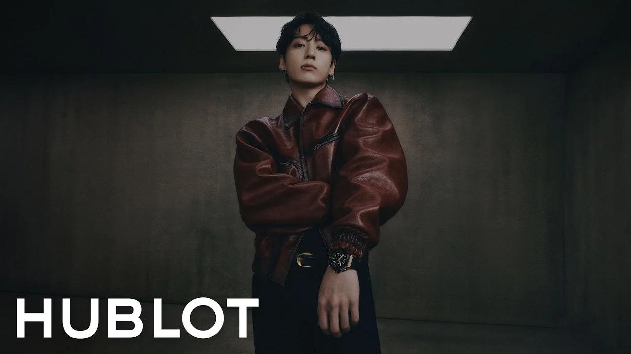 Jungkook of BTS in the official Hublot global ambassador campaign, 2026