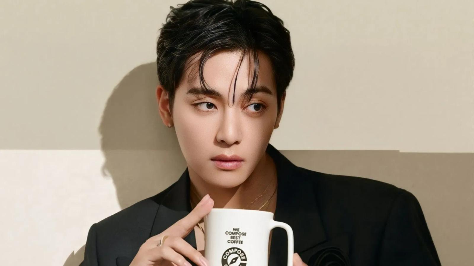 V Kim Taehyung of BTS for Compose Coffee. Image: Instagram @compose_coffee