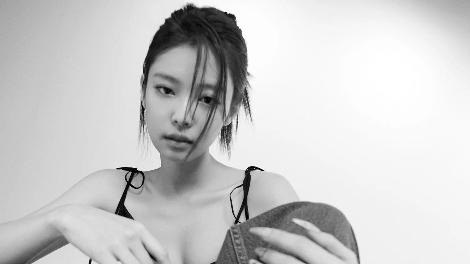 Black-and-white TIME100 portrait of Jennie for the 2026 list. Image: TIME