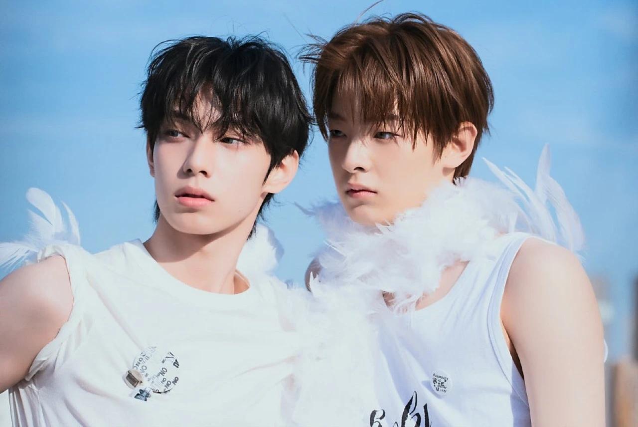 Chuei Liyu and Kang Woojin in FLARE U debut teaser imagery