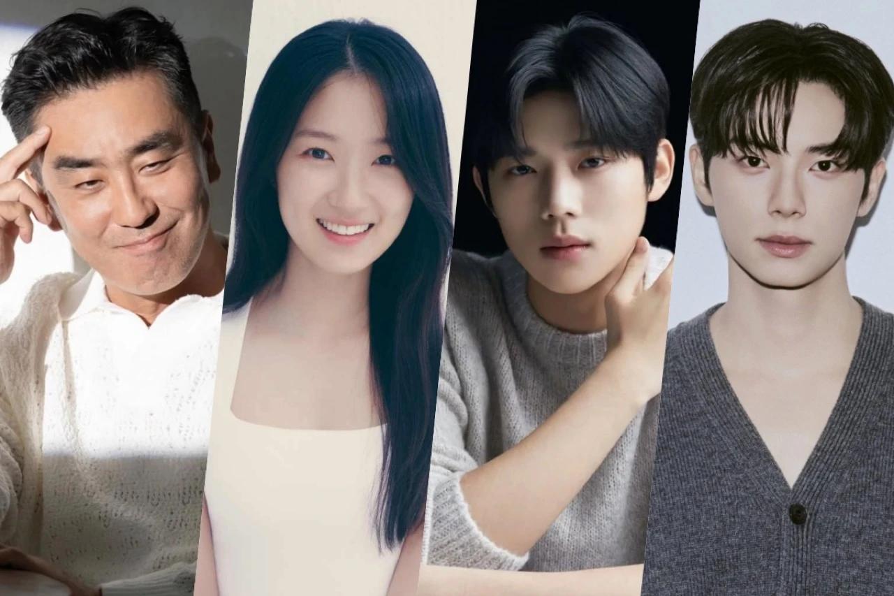 Four-portrait cast collage released for Disney+'s The Miracles of the Namiya General Store announcement