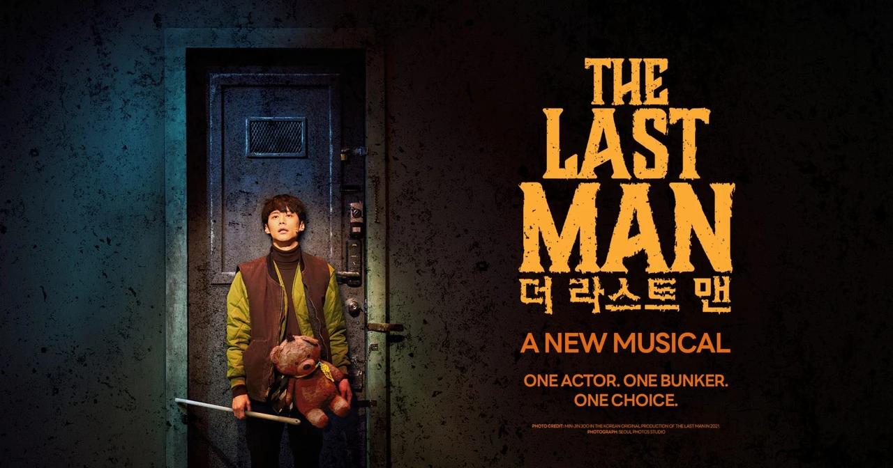 Promotional poster art for The Last Man showing a lone performer in front of a bunker door