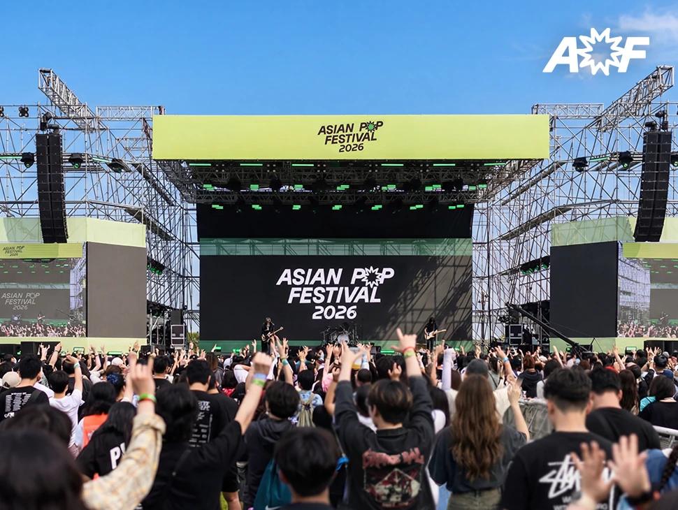 Crowd at Asian Pop Festival 2026 at Paradise City in Incheon, South Korea