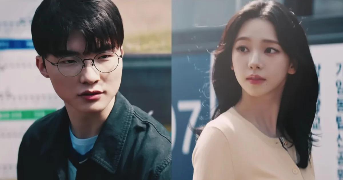 Faker and Karina face each other beside a bus in Google Play's PLAY ON PLAY teaser.