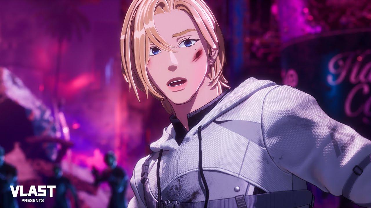 PLAVE virtual member in dramatic cinematic scene from Caligo Pt.1 era. Image: VLAST