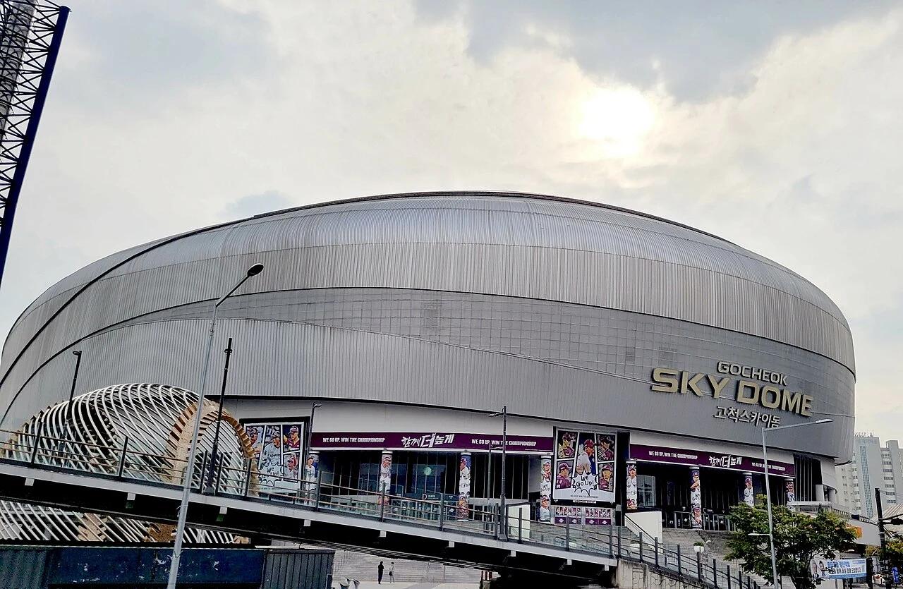 Gocheok Sky Dome exterior, Seoul β venue for the 2026 Korea Grand Music Awards
