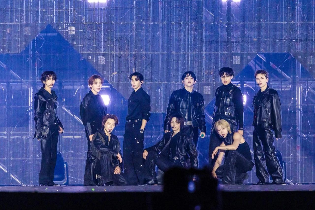 SEVENTEEN performing at the NEW_ encore concert in Incheon. Photo: Pledis Entertainment via The Korea Times.