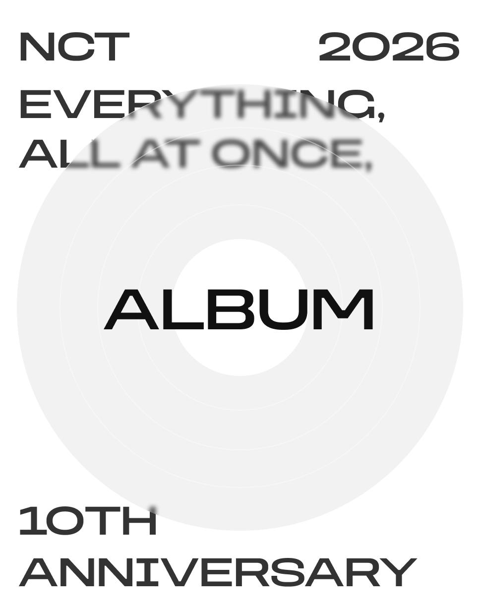 Official NCT 2026 album teaser art from NCT’s 10th anniversary campaign