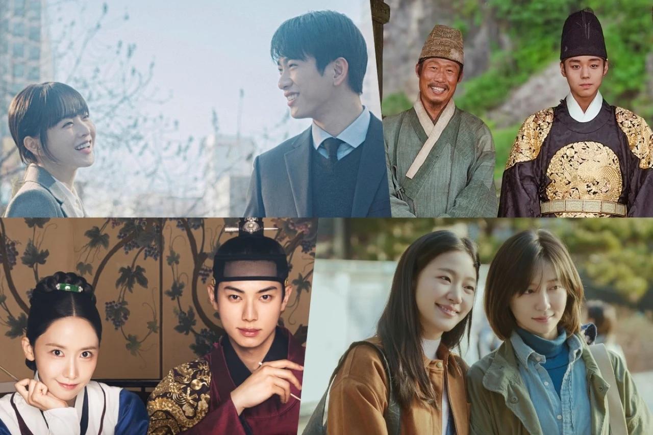 Collage of nominated Korean drama and film titles tied to the 62nd Baeksang Arts Awards nominees announcement