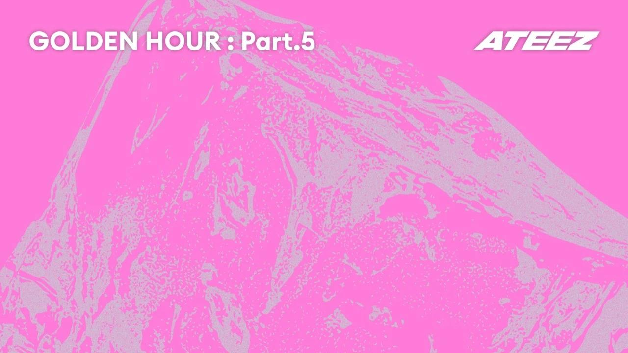 ATEEZ GOLDEN HOUR Part.5 official teaser banner graphic